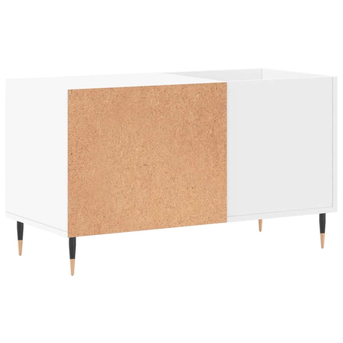 vidaXL Δισκοθήκη Λευκή 85 x 38 x 48 εκ. από Επεξεργασμένο Ξύλο