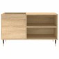 vidaXL Δισκοθήκη Sonoma Δρυς 85 x 38 x 48 εκ. από Επεξεργασμένο Ξύλο
