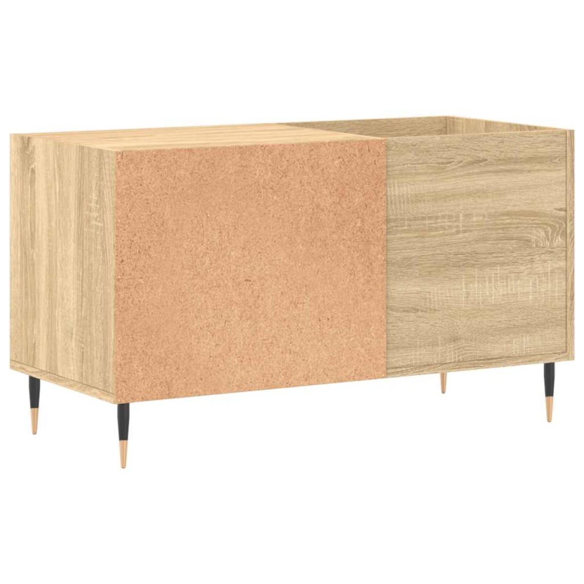vidaXL Δισκοθήκη Sonoma Δρυς 85 x 38 x 48 εκ. από Επεξεργασμένο Ξύλο