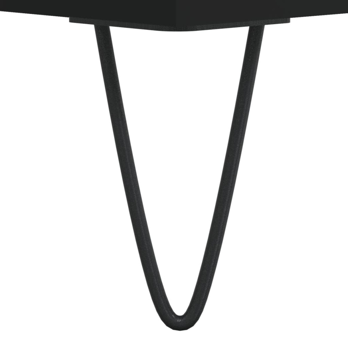 vidaXL Δισκοθήκη Μαύρη 85 x 38 x 48 εκ. από Επεξεργασμένο Ξύλο