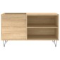 vidaXL Δισκοθήκη Sonoma Δρυς 85 x 38 x 48 εκ. από Επεξεργασμένο Ξύλο