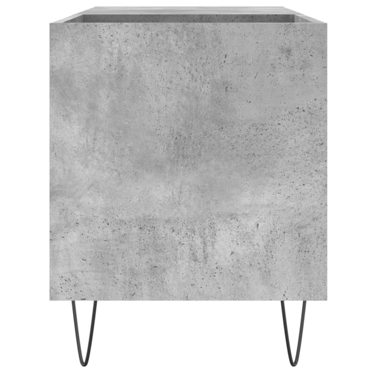 vidaXL Δισκοθήκη Γκρι Σκυροδέματος 85 x 38 x 48 εκ. από Επεξεργ. Ξύλο