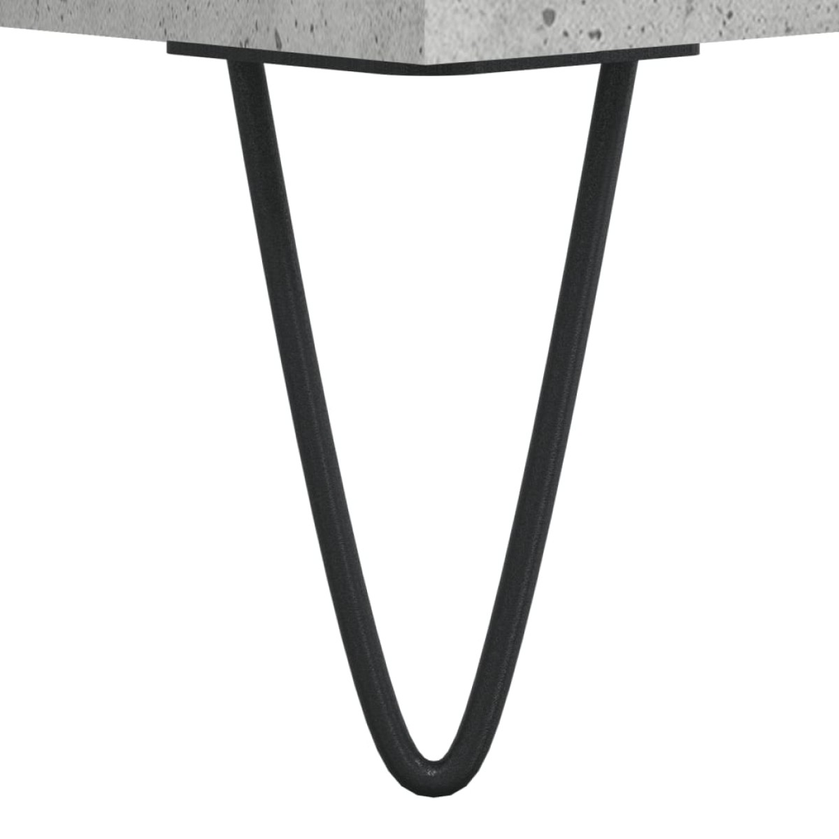 vidaXL Δισκοθήκη Γκρι Σκυροδέματος 85 x 38 x 48 εκ. από Επεξεργ. Ξύλο