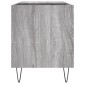 vidaXL Δισκοθήκη Γκρι Sonoma 85 x 38 x 48 εκ. από Επεξεργασμένο Ξύλο