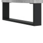 vidaXL Δισκοθήκη Γκρι Σκυροδέματος 85 x 38 x 48 εκ. από Επεξεργ. Ξύλο