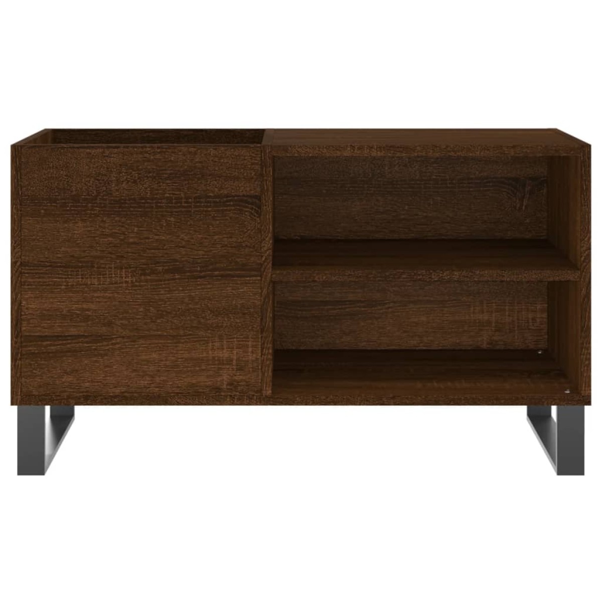 vidaXL Δισκοθήκη Καφέ Δρυς 85 x 38 x 48 εκ. από Επεξεργασμένο Ξύλο