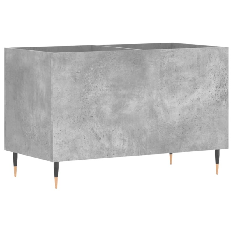 vidaXL Δισκοθήκη Γκρι Σκυροδέματος 74,5x38x48 εκ. Επεξεργασμένο Ξύλο
