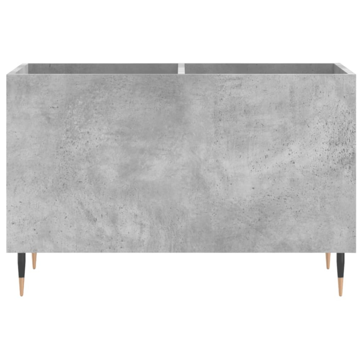vidaXL Δισκοθήκη Γκρι Σκυροδέματος 74,5x38x48 εκ. Επεξεργασμένο Ξύλο