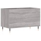 vidaXL Δισκοθήκη Γκρι Sonoma 74,5 x 38 x 48 εκ. από Επεξεργασμένο Ξύλο