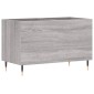 vidaXL Δισκοθήκη Γκρι Sonoma 74,5 x 38 x 48 εκ. από Επεξεργασμένο Ξύλο