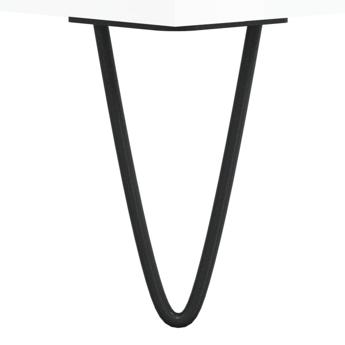 vidaXL Δισκοθήκη Γυαλιστερή Λευκή 74,5x38x48 εκ. Επεξεργασμένο Ξύλο