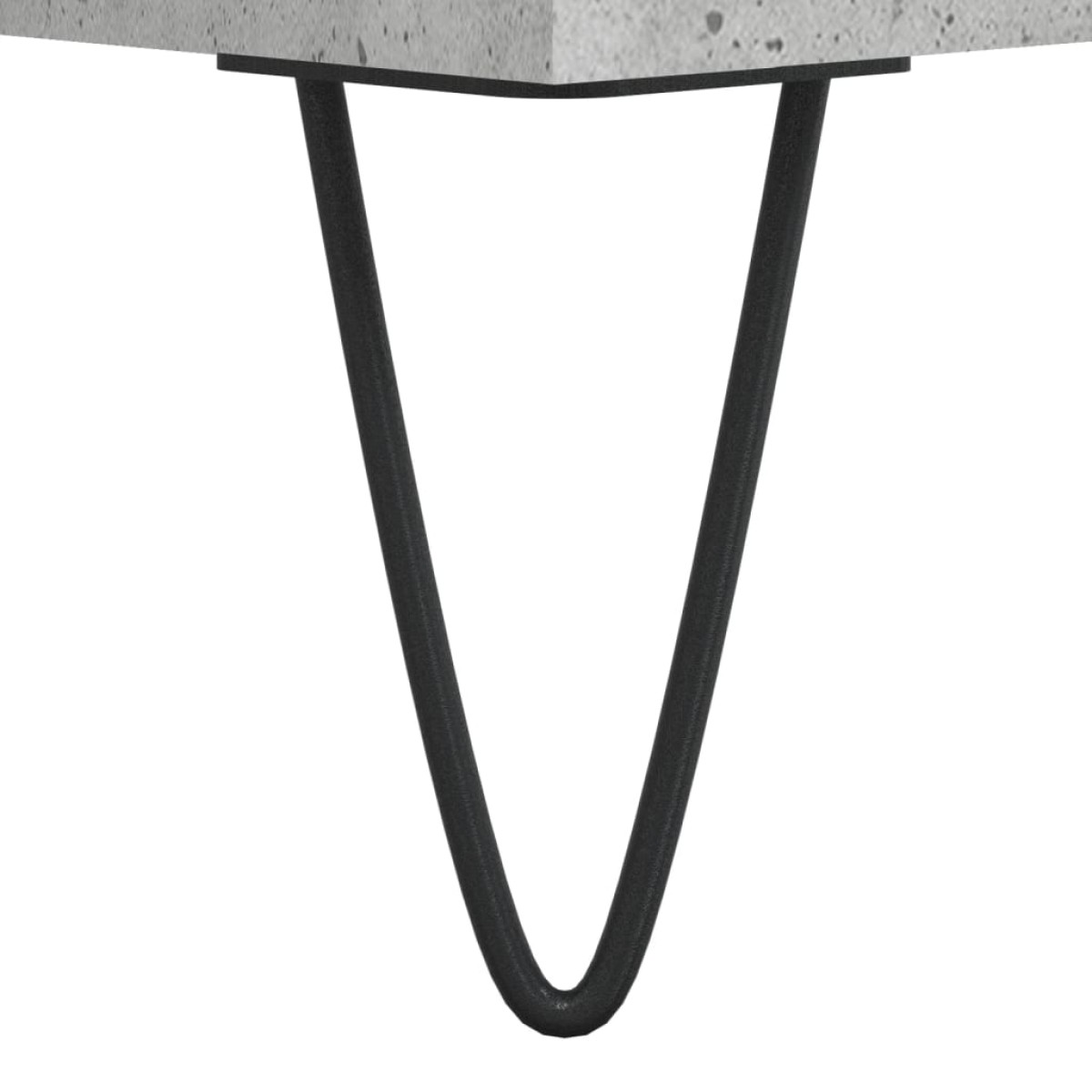 vidaXL Δισκοθήκη Γκρι Σκυροδέματος 74,5x38x48 εκ. Επεξεργασμένο Ξύλο