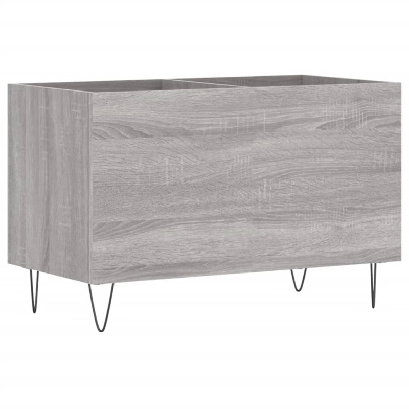 vidaXL Δισκοθήκη Γκρι Sonoma 74,5 x 38 x 48 εκ. από Επεξεργασμένο Ξύλο
