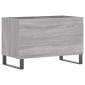 vidaXL Δισκοθήκη Γκρι Sonoma 74,5 x 38 x 48 εκ. από Επεξεργασμένο Ξύλο