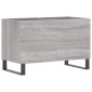 vidaXL Δισκοθήκη Γκρι Sonoma 74,5 x 38 x 48 εκ. από Επεξεργασμένο Ξύλο