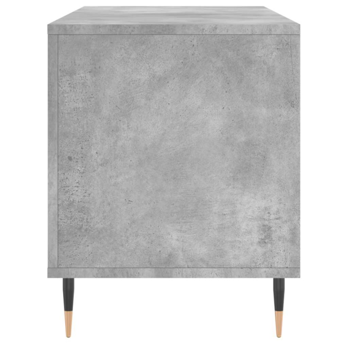 vidaXL Έπιπλο Δίσκων Γκρι Σκυροδέματος 100x38x48 εκ Επεξεργασμένο Ξύλο