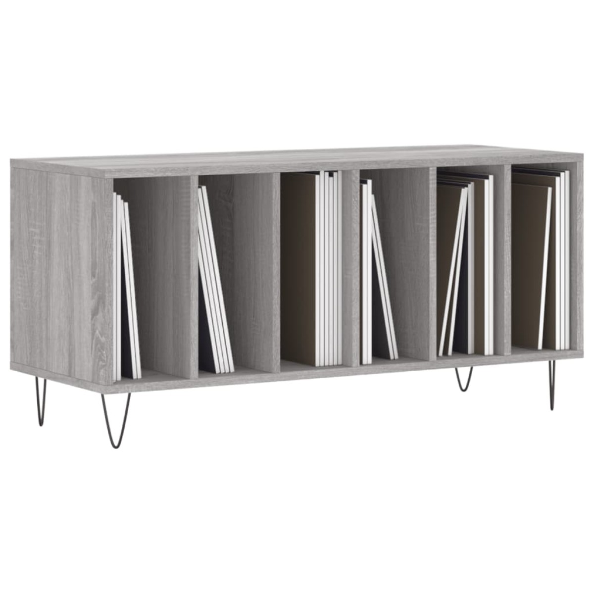 vidaXL Έπιπλο Δίσκων Γκρι Sonoma 100x38x48 εκ. από Επεξεργασμένο Ξύλο