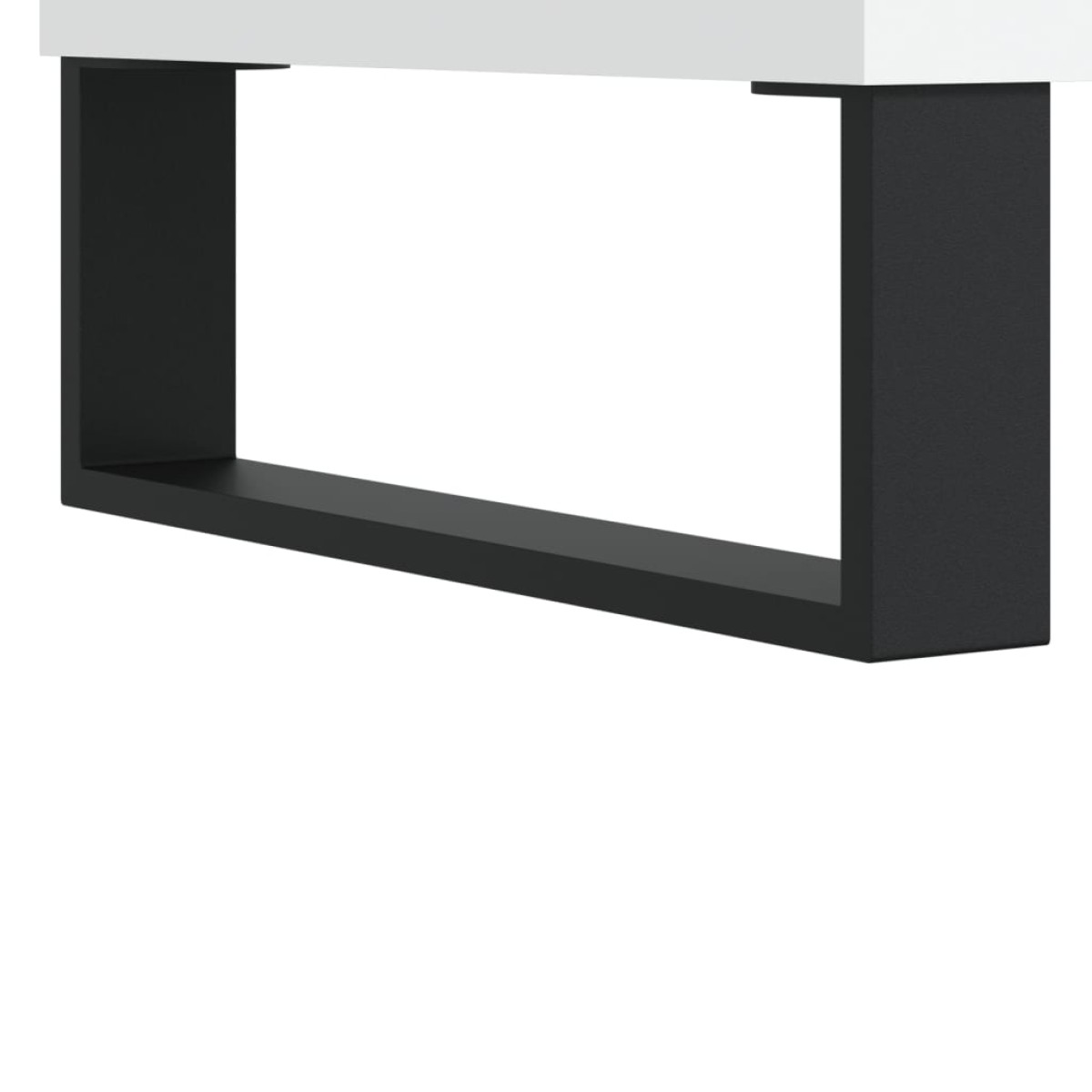 vidaXL Έπιπλο Δίσκων Λευκό 100 x 38 x 48 εκ. από Επεξεργασμένο Ξύλο