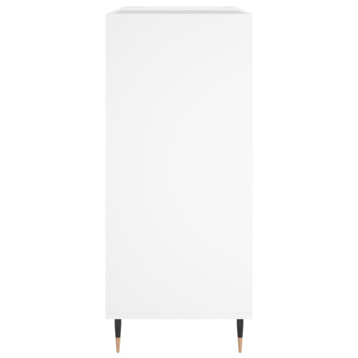 vidaXL Έπιπλο Δίσκων Λευκό 84,5 x 38 x 89 εκ. από Επεξεργασμένο Ξύλο