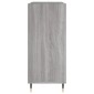 vidaXL Δισκοθήκη Γκρι Sonoma 84,5 x 38 x 89 εκ. από Επεξεργασμένο Ξύλο