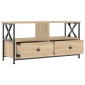 vidaXL Έπιπλο Τηλεόρασης Sonoma Δρυς 90x33x45 εκ. Επεξ. Ξύλο/Σίδερο