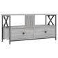 vidaXL Έπιπλο Τηλεόρασης Sonoma Γκρι 90x33x45 εκ. Επεξ. Ξύλο/Σίδερο