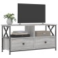 vidaXL Έπιπλο Τηλεόρασης Sonoma Γκρι 90x33x45 εκ. Επεξ. Ξύλο/Σίδερο