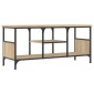 vidaXL Έπιπλο Τηλεόρασης Sonoma Δρυς 100x35x45 εκ. Επεξ. Ξύλο/Σίδερο