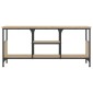 vidaXL Έπιπλο Τηλεόρασης Sonoma Δρυς 100x35x45 εκ. Επεξ. Ξύλο/Σίδερο