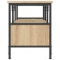 vidaXL Έπιπλο Τηλεόρασης Sonoma Δρυς 100x35x45 εκ. Επεξ. Ξύλο/Σίδερο