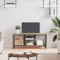 vidaXL Έπιπλο Τηλεόρασης Sonoma Δρυς 100x35x45 εκ. Επεξ. Ξύλο/Σίδερο