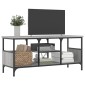 vidaXL Έπιπλο Τηλεόρασης Sonoma Γκρι 100x35x45 εκ. Επεξ. Ξύλο/Σίδερο