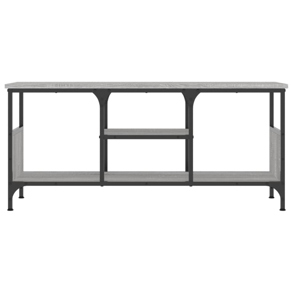 vidaXL Έπιπλο Τηλεόρασης Sonoma Γκρι 100x35x45 εκ. Επεξ. Ξύλο/Σίδερο