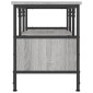vidaXL Έπιπλο Τηλεόρασης Sonoma Γκρι 100x35x45 εκ. Επεξ. Ξύλο/Σίδερο