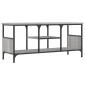 vidaXL Έπιπλο Τηλεόρασης Sonoma Γκρι 100x35x45 εκ. Επεξ. Ξύλο/Σίδερο