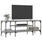 vidaXL Έπιπλο Τηλεόρασης Sonoma Γκρι 121x35x45 εκ. Επεξ. Ξύλο/Σίδερο
