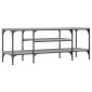 vidaXL Έπιπλο Τηλεόρασης Sonoma Γκρι 121x35x45 εκ. Επεξ. Ξύλο/Σίδερο