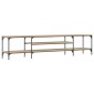 vidaXL Έπιπλο Τηλεόρασης Sonoma Δρυς 201x35x45 εκ. Επεξ. Ξύλο/Σίδερο