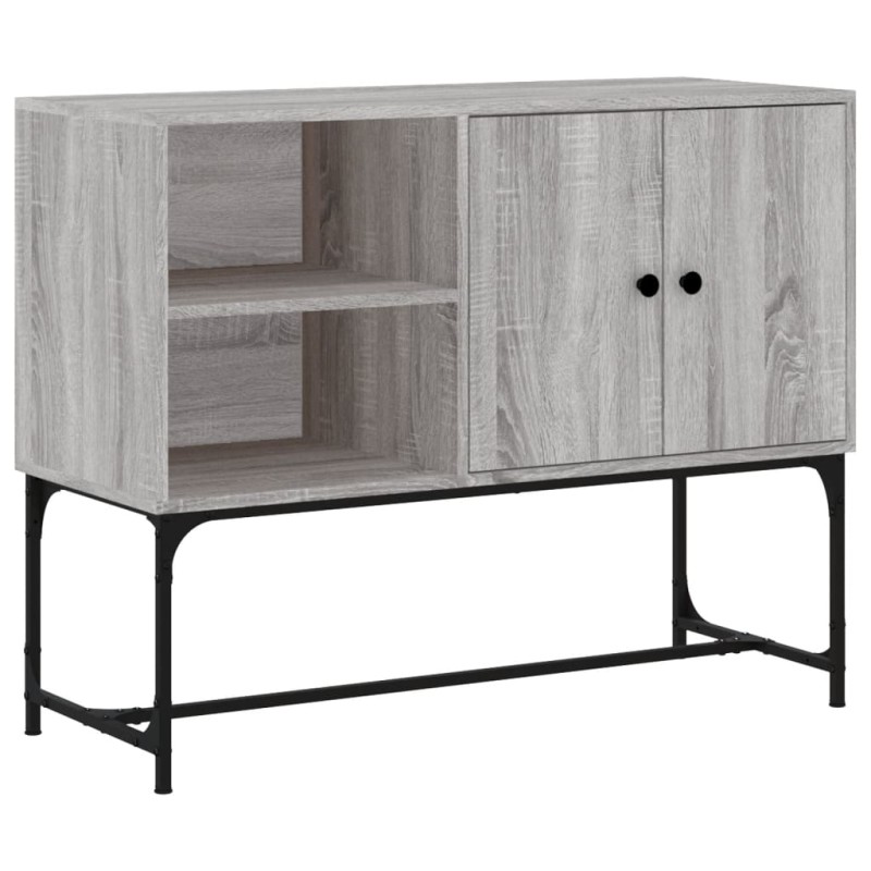 vidaXL Ντουλάπι Γκρι Sonoma 100x40x79,5 εκ. από Επεξεργασμένο Ξύλο
