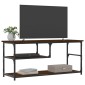 vidaXL Έπιπλο Τηλεόρασης Καφέ Δρυς 103x38x46,5 εκ Επεξ. Ξύλο & Ατσάλι