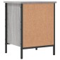 vidaXL Παπουτσοθήκη Γκρι Sonoma 38 x 35 x 50 εκ. από Επεξεργ. Ξύλο