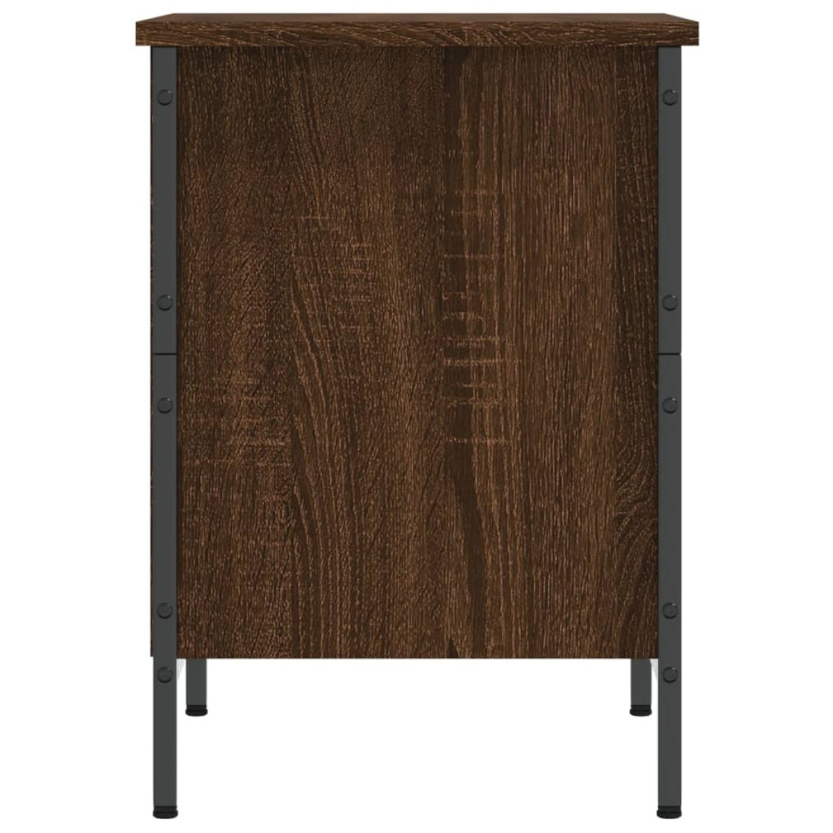 vidaXL Παπουτσοθήκη Καφέ Δρυς 38 x 35 x 50 εκ. από Επεξεργ. Ξύλο