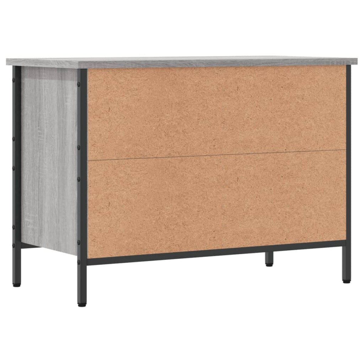 vidaXL Παπουτσοθήκη Γκρι Sonoma 69 x 35 x 50 εκ. από Επεξεργ. Ξύλο