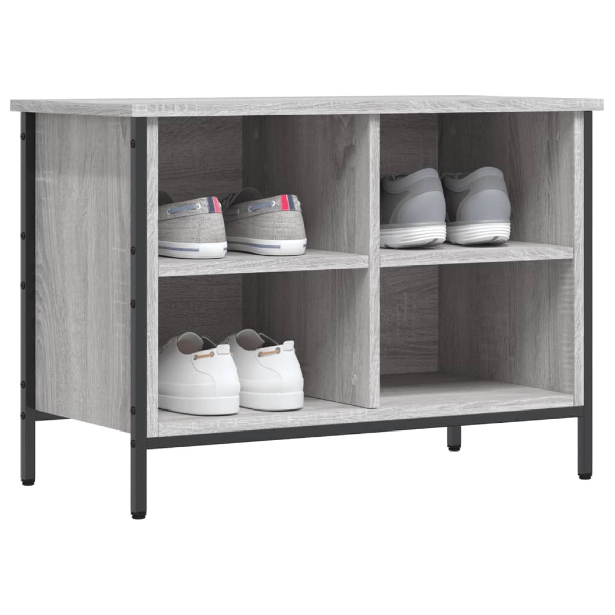 vidaXL Παπουτσοθήκη Γκρι Sonoma 69 x 35 x 50 εκ. από Επεξεργ. Ξύλο
