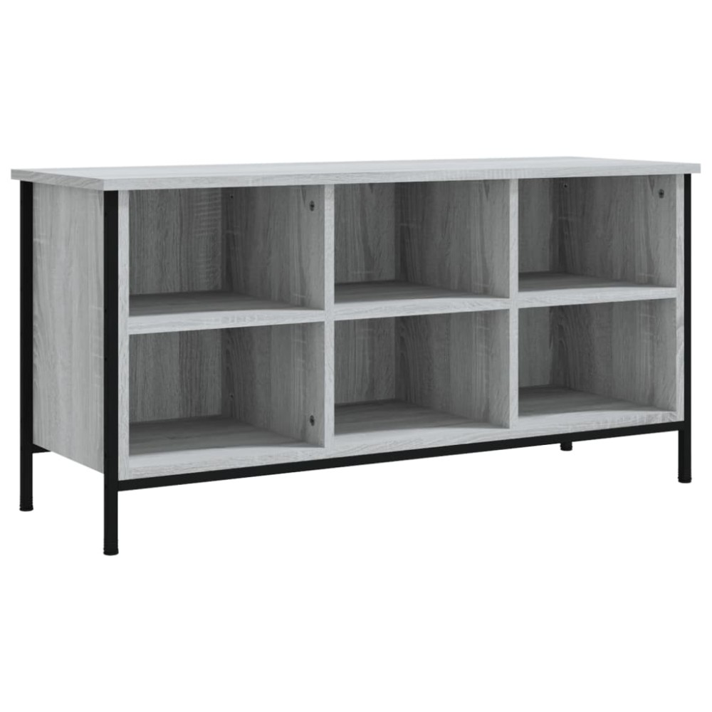 vidaXL Παπουτσοθήκη Γκρι Sonoma 100x35x50 εκ. από Επεξεργασμένο Ξύλο