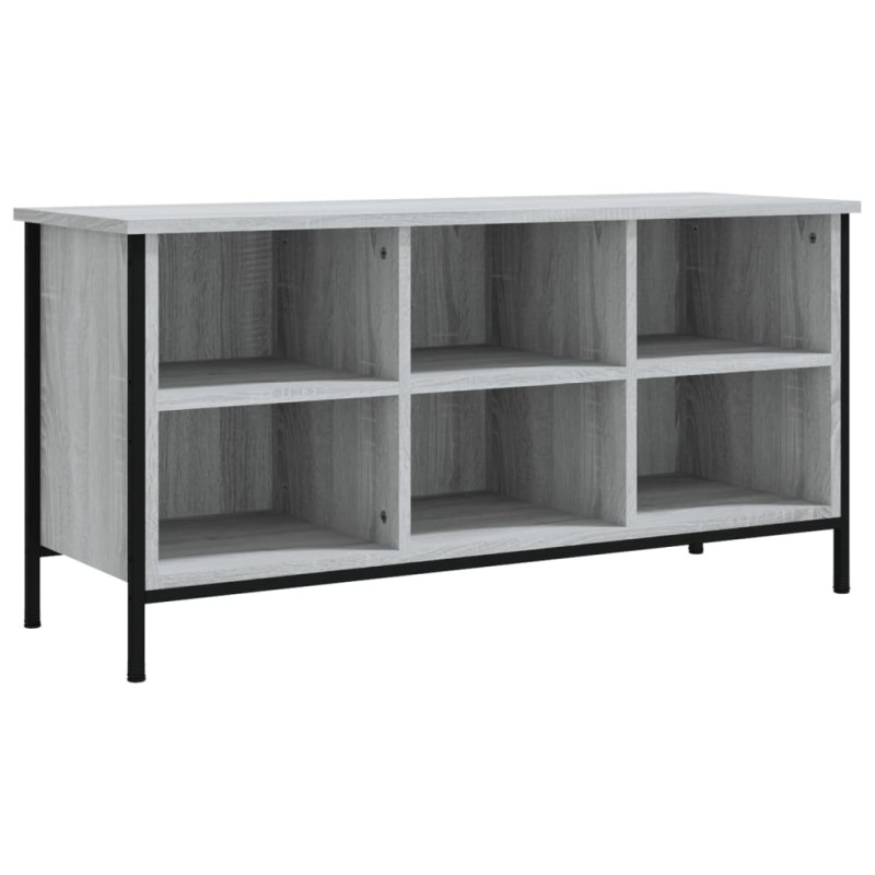 vidaXL Παπουτσοθήκη Γκρι Sonoma 100x35x50 εκ. από Επεξεργασμένο Ξύλο