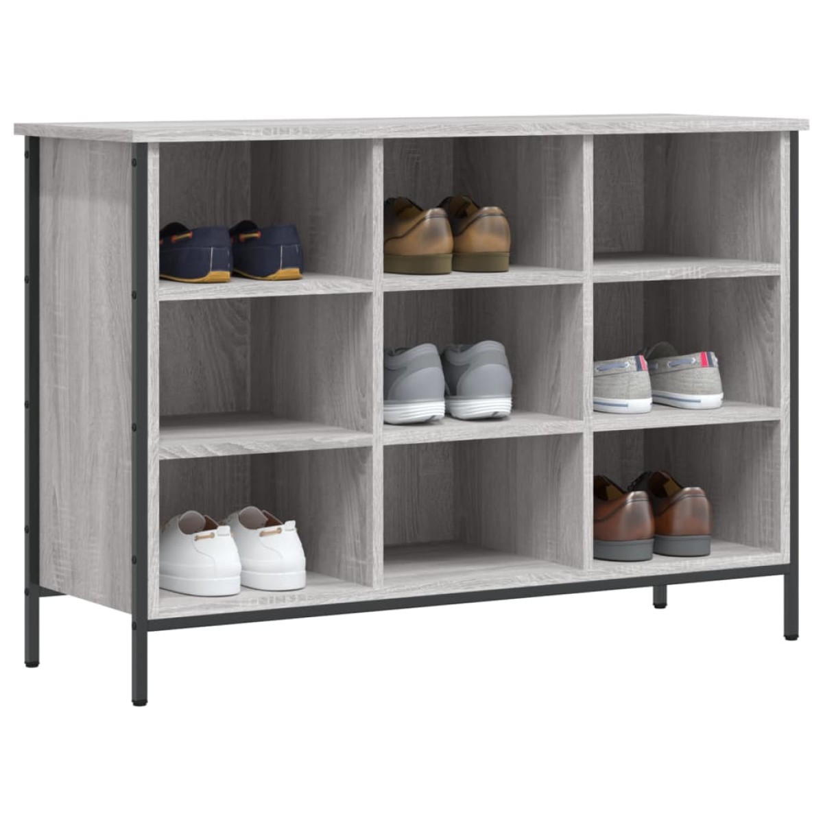 vidaXL Παπουτσοθήκη Γκρι Sonoma 100 x 35 x 70 εκ. από Επεξεργ. Ξύλο