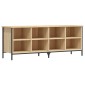 vidaXL Παπουτσοθήκη Sonoma Δρυς 131 x 35 x 50 εκ. από Επεξεργ. Ξύλο