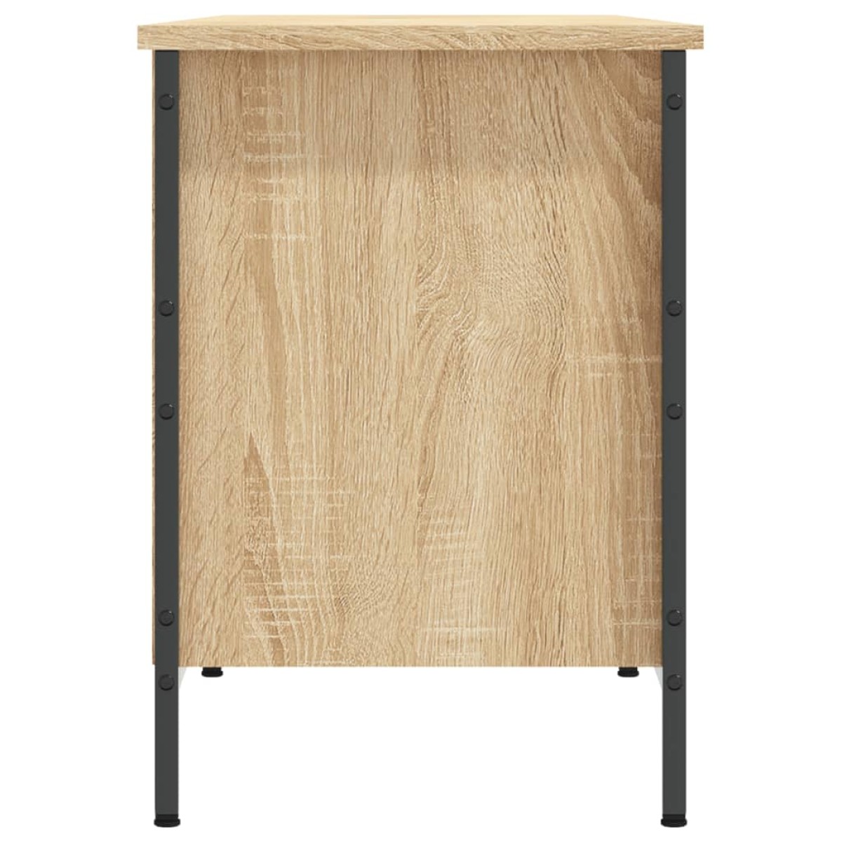 vidaXL Παπουτσοθήκη Sonoma Δρυς 131 x 35 x 50 εκ. από Επεξεργ. Ξύλο