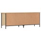 vidaXL Παπουτσοθήκη Sonoma Δρυς 131 x 35 x 50 εκ. από Επεξεργ. Ξύλο